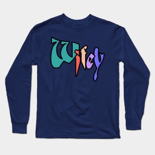 Wifey Typographic Long Sleeve T-Shirt